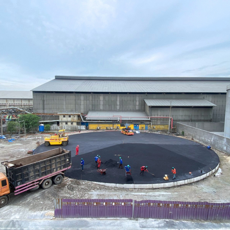 Foundation of Acid Storage Tank 10.000 KL